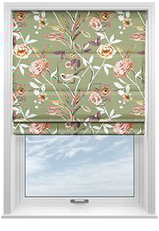 Abigail, Sage - Twist&Fit Roman Blind